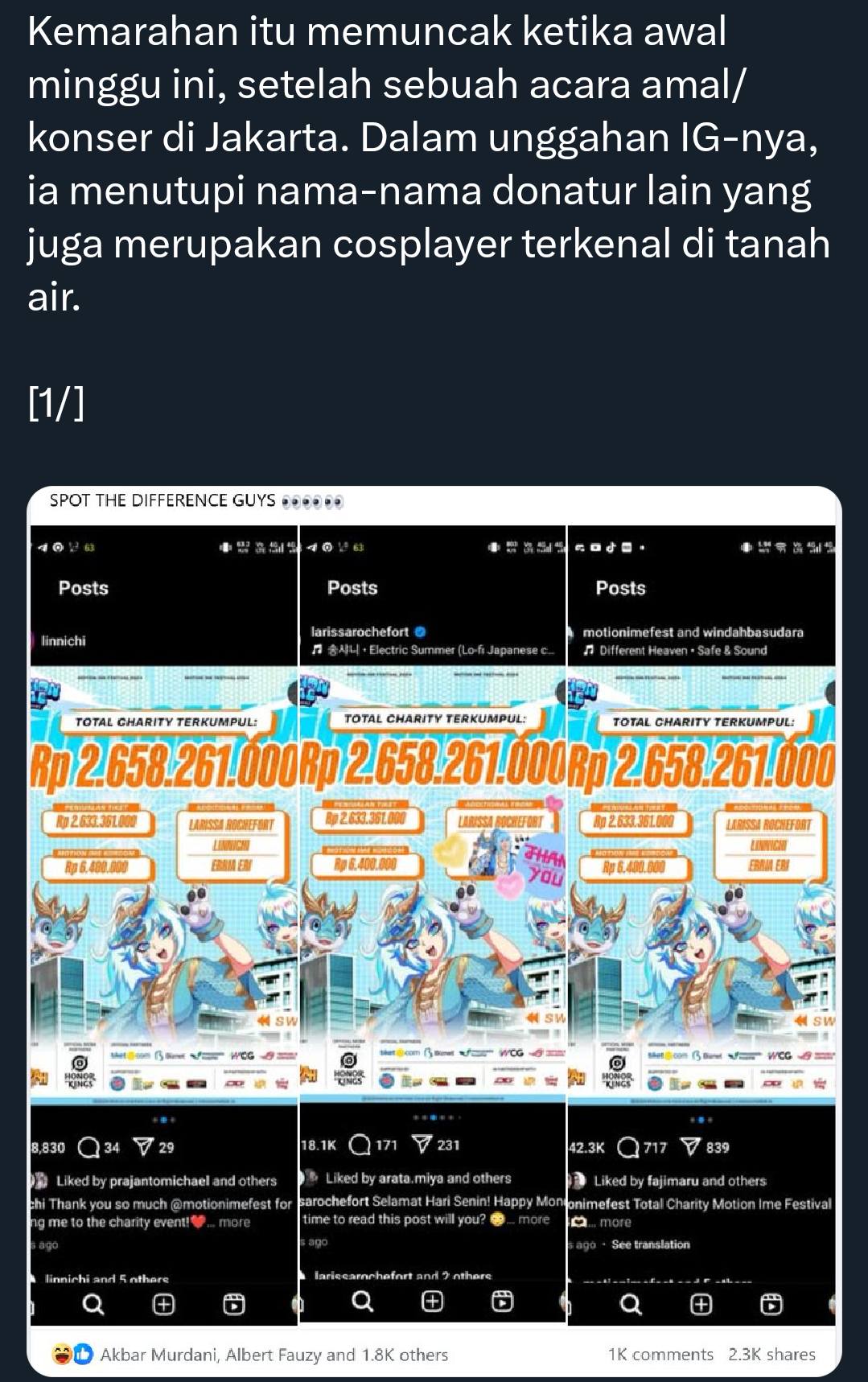 Cosplayer Larissa Rochefort Menjadi Ramai di Internet!?
